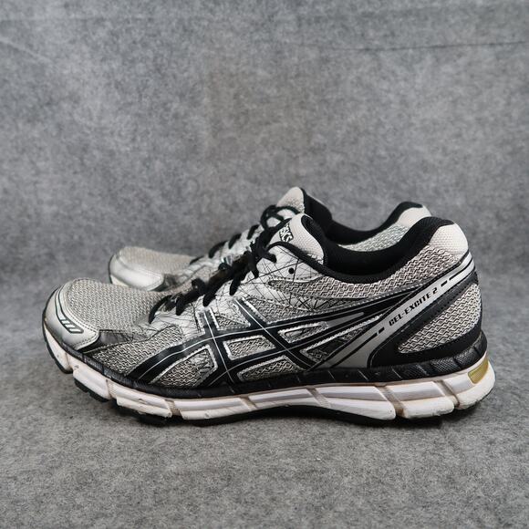 Asics Shoes Mens 12 Athletic Trainers Gel Excite 2 Running Sneakers Active Gray - Picture 7 of 15